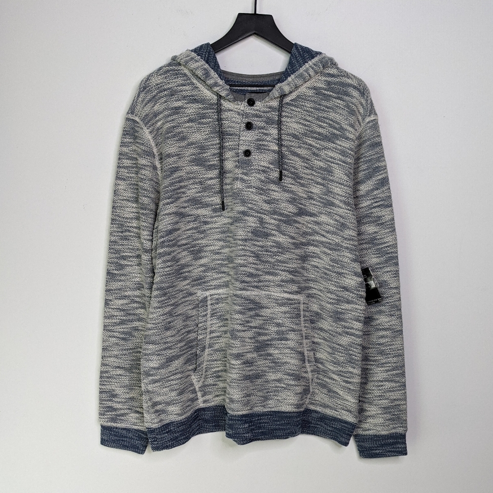 Union SEA//WA Heathered Blue & Grey Hood Pullover